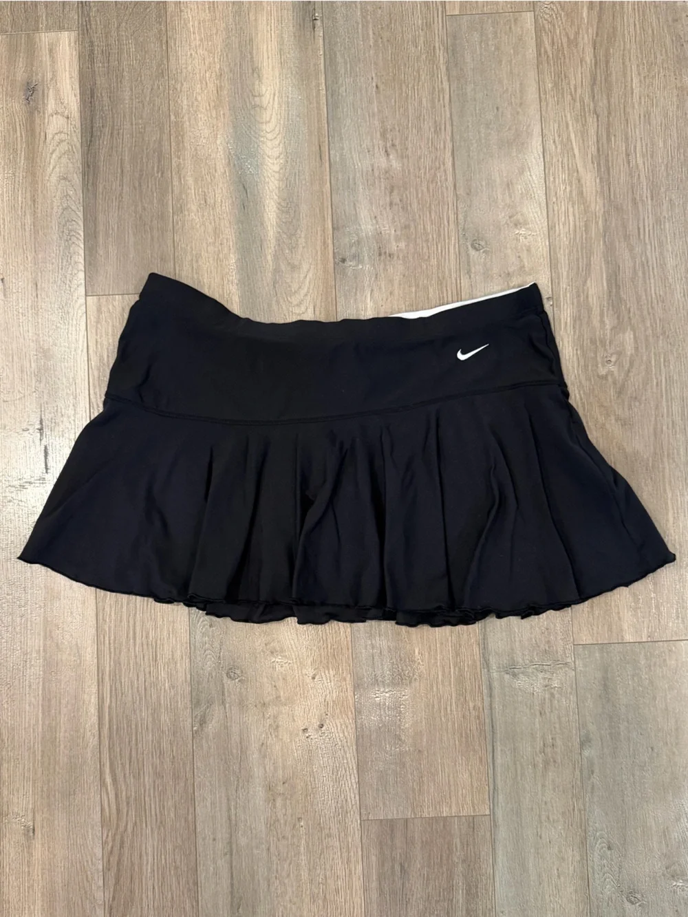 Nike Black and White Dri-FIT Activewear Skirt
